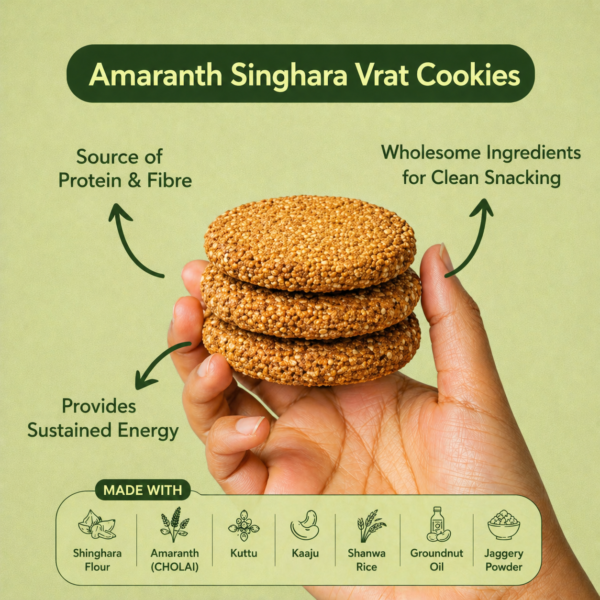 Amaranth Singhara Vrat Cookies amaranth singhara vrat cookies