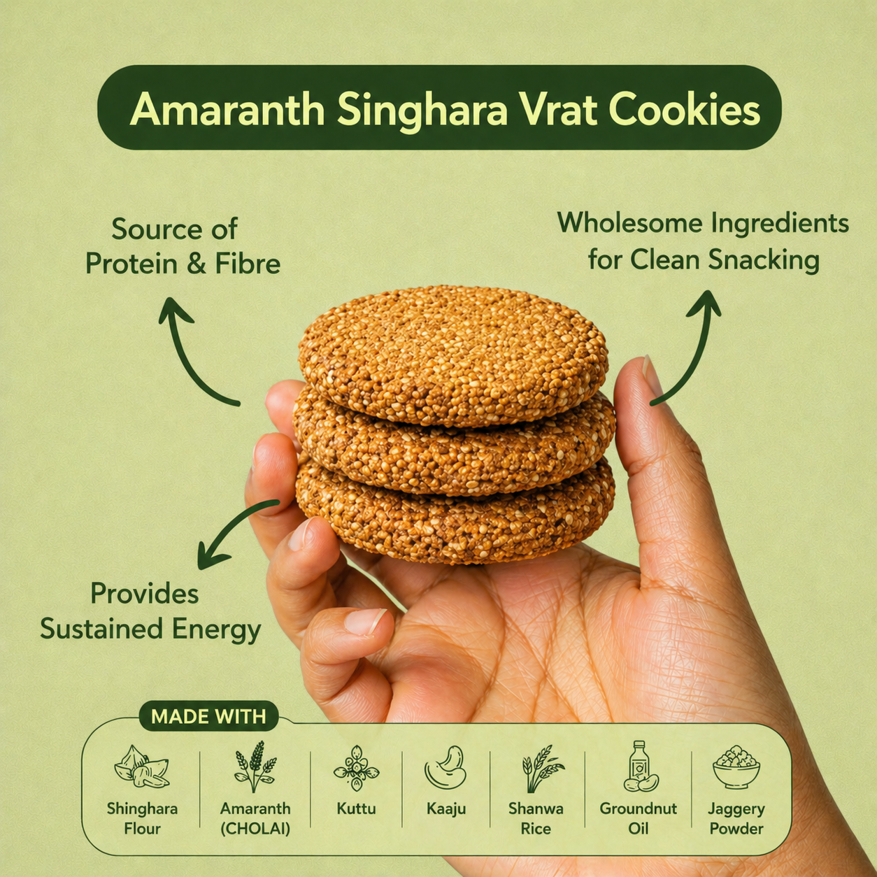amaranth singhara vrat cookies amaranth singhara vrat cookies