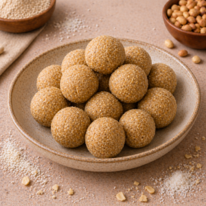 Singhara Jaggery Vrat Ladoos Product Thumbnail 1 300x300