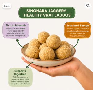 singhara (water chestnut) ladoo
